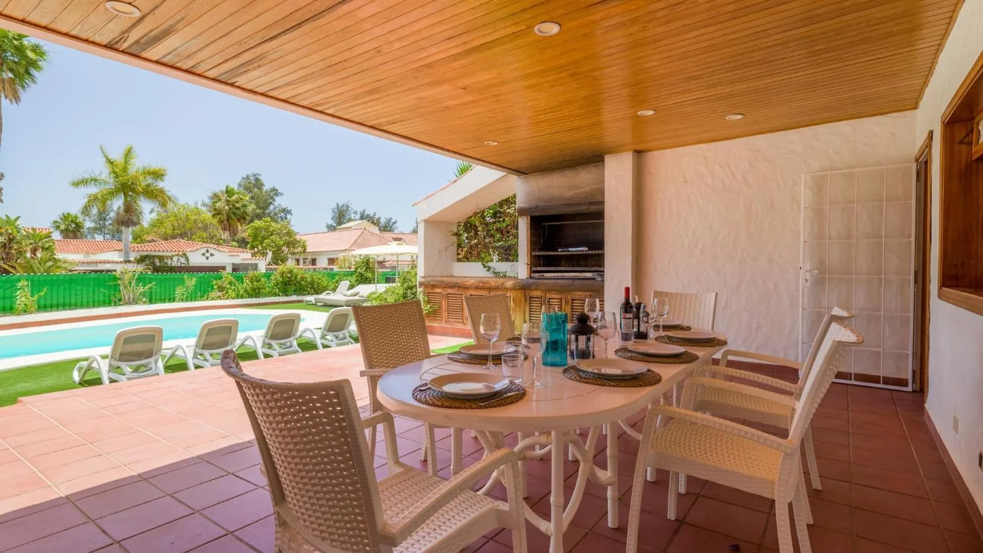 Alpesi faház Villa With Heated Pool In Gran Canaria San Bartolomé Spanyolország